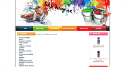 Desktop Screenshot of laky-barvy.cz
